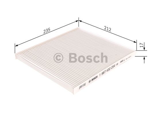 Filtr kabinowy BOSCH 1 987 432 254