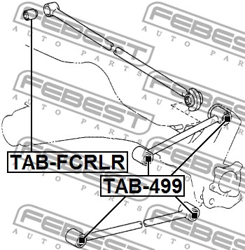 Tuleja wahacza FEBEST TAB-499