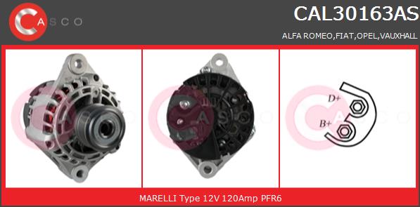 Alternator CASCO CAL30163AS