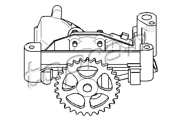 Pompa oleju TOPRAN 720 158