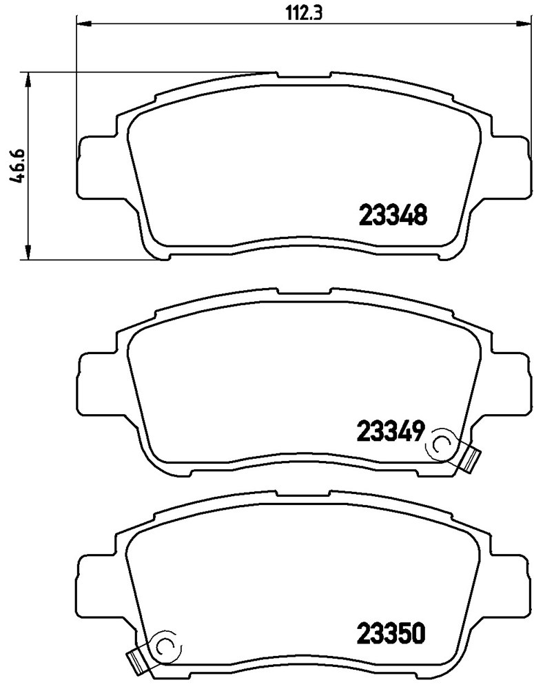 Klocki hamulcowe BREMBO P 83 050