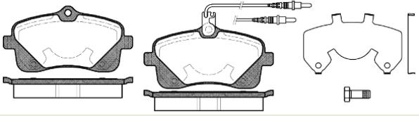 Klocki hamulcowe REMSA 1102.02