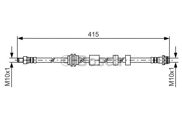 Przewód hamulcowy elastyczny BOSCH 1 987 481 425