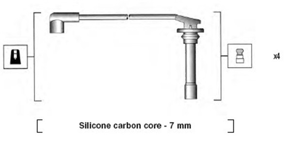 Przewody zapłonowe MAGNETI MARELLI 941255070817