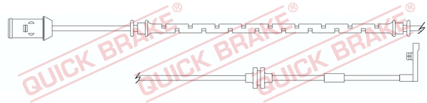 Czujnik zużycia klocków QUICK BRAKE WS 0194 A