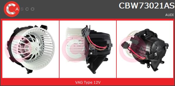 Wentylator wnętrza CASCO CBW73021AS