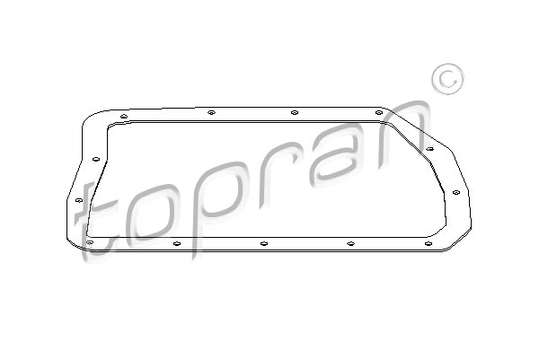 Uszczelka miski automatycznej skrzyni biegów TOPRAN 501 746