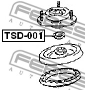 Poduszka amortyzatora FEBEST TSD-001