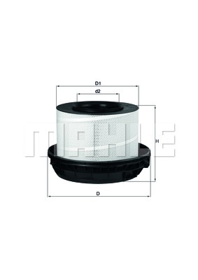 Filtr powietrza KNECHT LX 814/1