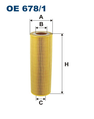 Filtr oleju FILTRON OE678/1