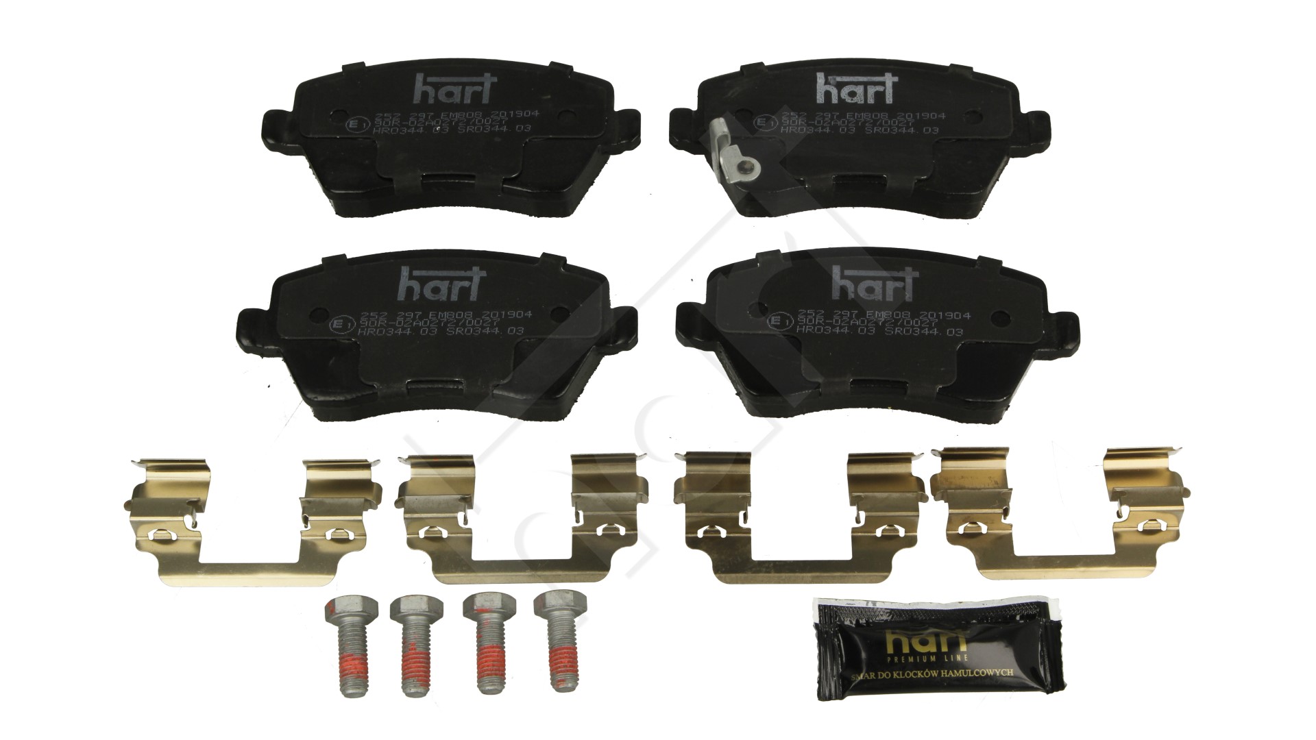 Klocki hamulcowe HART 252 297