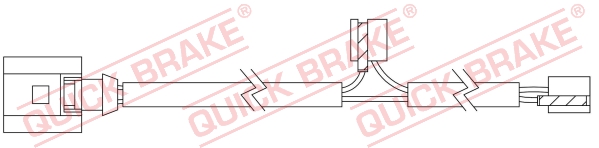 Czujnik zużycia klocków QUICK BRAKE WS 0426 A