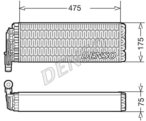 Parownik klimatyzacji DENSO DEV12003