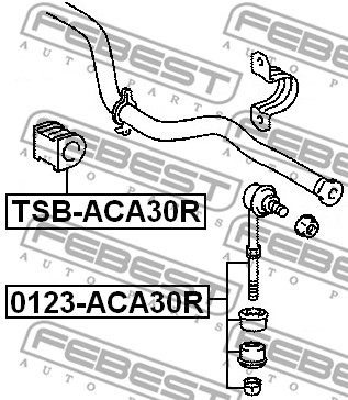 Łącznik stabilizatora FEBEST 0123-ACA30R