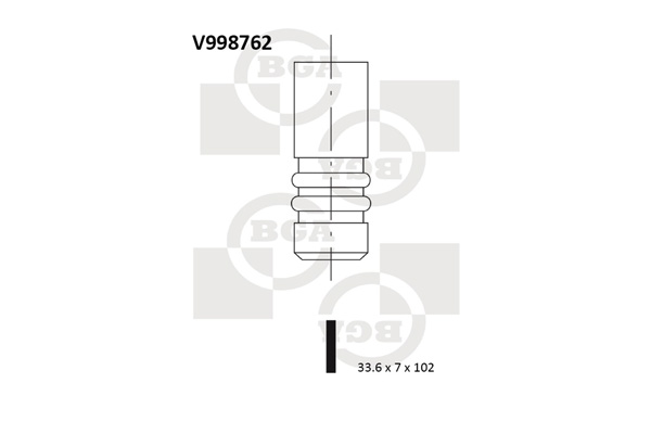 Zawór ssący BGA V998762
