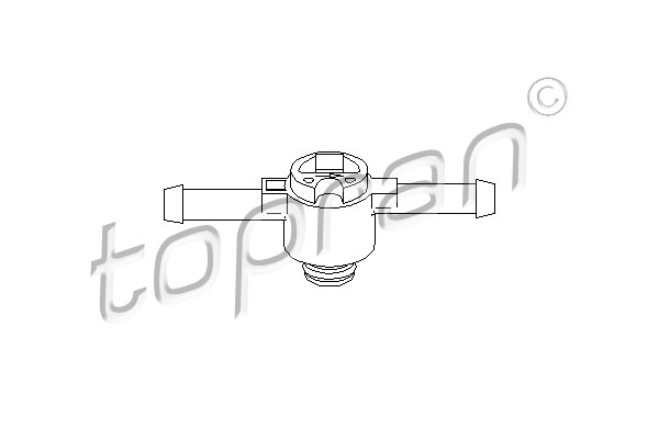 Zawór  filtr paliwa TOPRAN 108 643