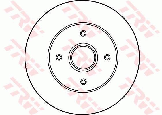 Tarcza hamulcowa TRW DF2706