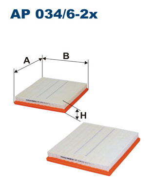 Filtr powietrza FILTRON AP034/6-2x
