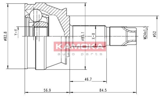 Przegub KAMOKA 6684