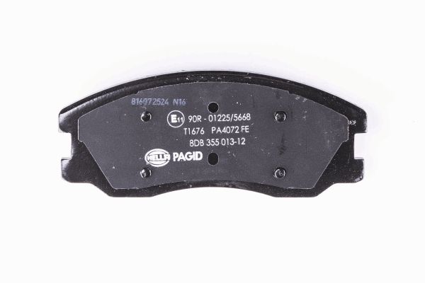 Klocki hamulcowe HELLA 8DB 355 013-121