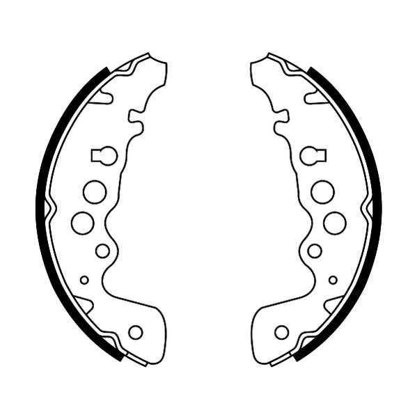 Szczęki hamulcowe ABE C08018ABE