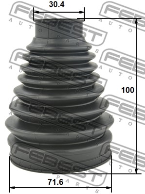 Osłona przegubu FEBEST 1615P-639SA