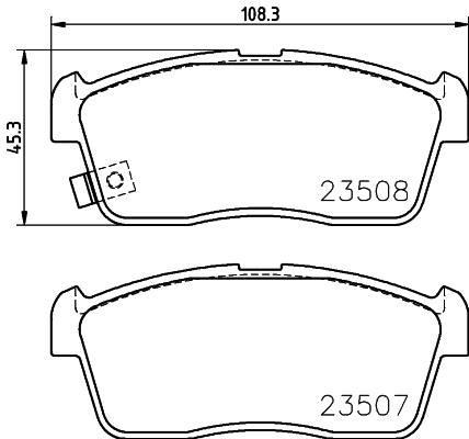 Klocki hamulcowe HELLA PAGID 8DB 355 015-071
