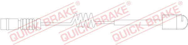 Czujnik zużycia klocków QUICK BRAKE WS 0251 A