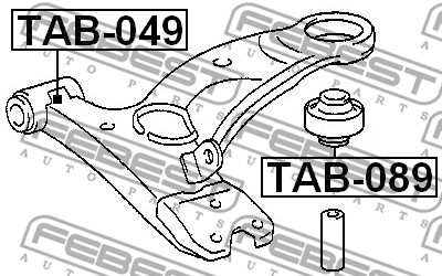 Tuleja wahacza FEBEST TAB-089