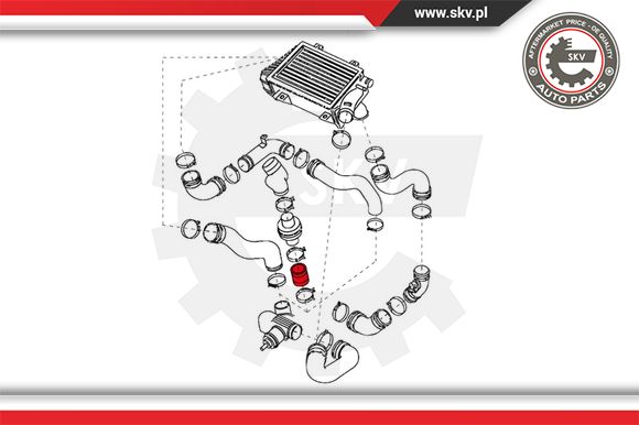 Przewód powietrza doładowującego ESEN SKV 24SKV092