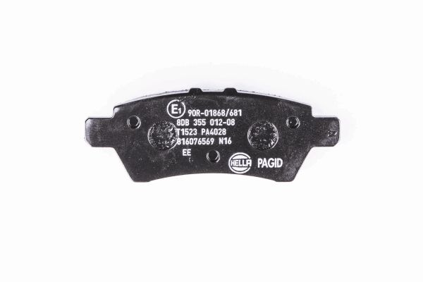 Klocki hamulcowe HELLA 8DB 355 012-081