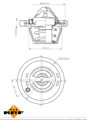 Termostat NRF 725182