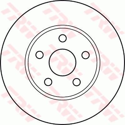 Tarcza hamulcowa TRW DF4877