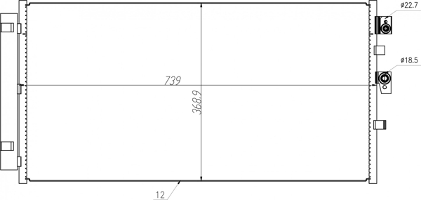 Skraplacz klimatyzacji HART 645 301