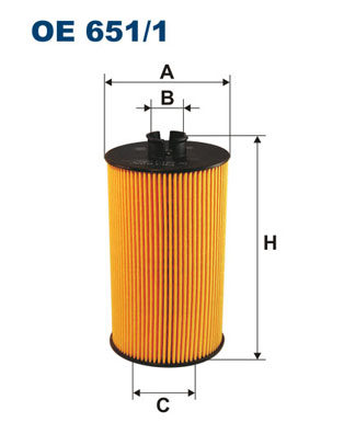 Filtr oleju FILTRON OE651/1