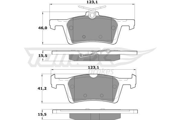 Klocki hamulcowe TOMEX BRAKES TX 17-02