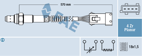 Sonda lambda FAE 77240