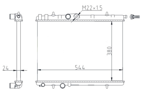 Chłodnica HART 605 663