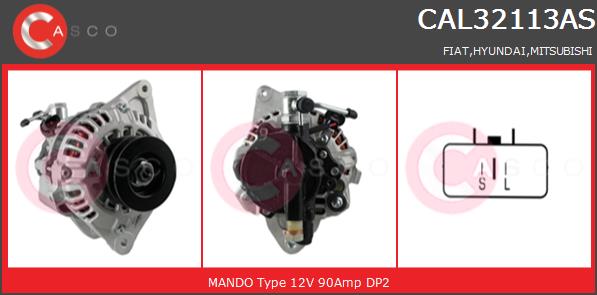 Alternator CASCO CAL32113AS