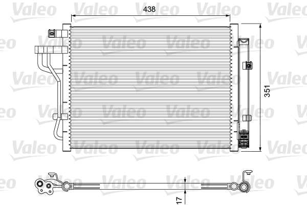 Skraplacz klimatyzacji VALEO 814399