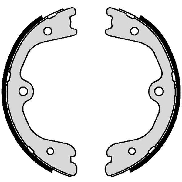 Zestaw szczęk hamulcowych BREMBO S 56 552