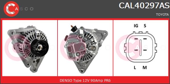 Alternator CASCO CAL40297AS