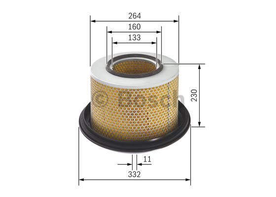 Filtr powietrza BOSCH 1 457 432 192