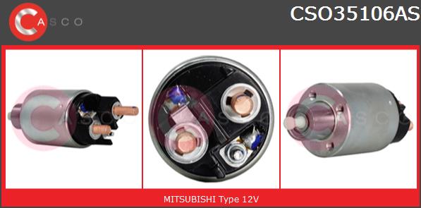 Elektromagnes rozrusznika CASCO CSO35106AS