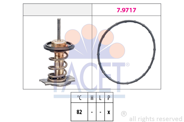 Termostat FACET 7.8937
