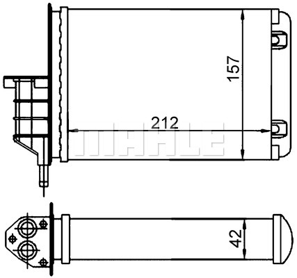 Nagrzewnica MAHLE AH 18 000S