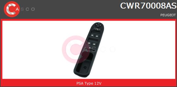 Przełącznik podnośnika szyby CASCO CWR70008AS