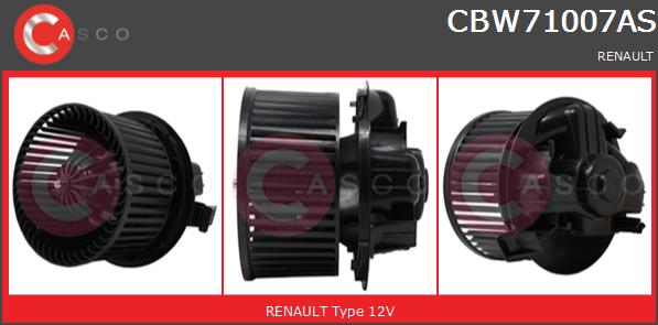 Wentylator wnętrza CASCO CBW71007AS