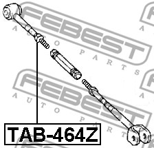 Tuleja wahacza FEBEST TAB-464Z
