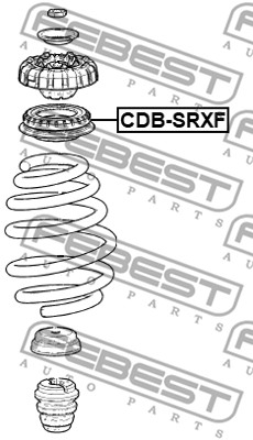 Łożysko poduszki amortyzatora FEBEST CDB-SRXF
